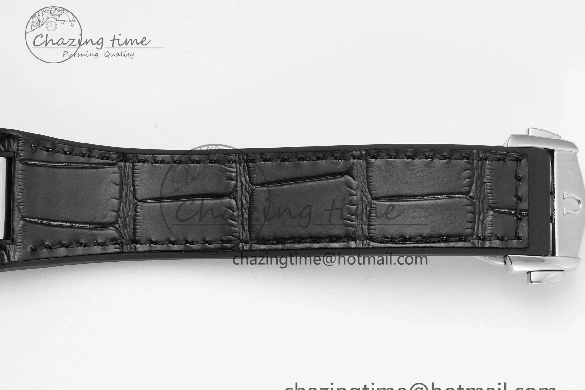 0403 GoAnywhere Constellation Black Ceramic SS 8F 1:1 Best Edition White Textured Dial on Black Gummy Strap A 7803